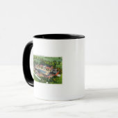 Mug Vue aérienne du centre de loisirs Spa de Saratoga (Devant gauche)