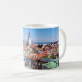 Mug Vue aérienne du centre-ville de Tallinn (Devant droit)