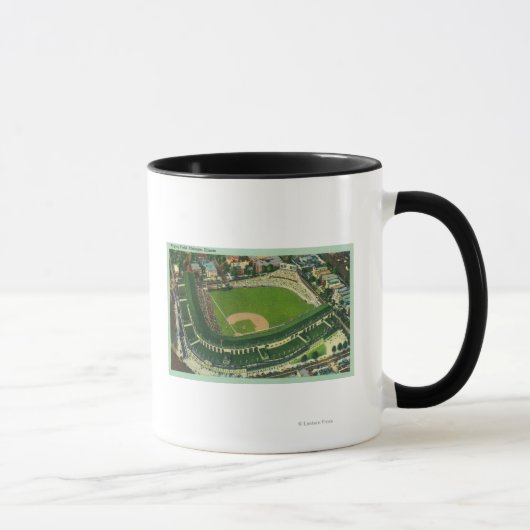 Mug Vue aérienne du champ Wrigley # 2Chicago, IL (Droite)