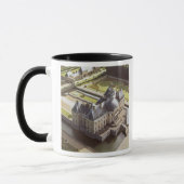 Mug Vue aérienne du château, conçue pour Nicholas (Gauche)