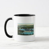 Mug Vue aérienne du chemin de fer Maine Central (Gauche)