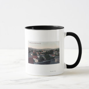 Mug Vue aérienne du CitySanta Rosa, CA