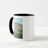 Mug Vue aérienne du Columbia GardensButte, MT (Devant gauche)