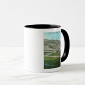 Mug Vue aérienne du Columbia GardensButte, MT (Devant droit)