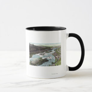 Mug Vue aérienne du comté de Link RiverKlamath, OU