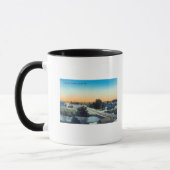 Mug Vue aérienne du côté sud de TownPorterville, CA (Gauche)