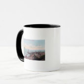 Mug Vue aérienne du débarquement du ferry et du nord (Devant gauche)