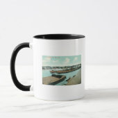 Mug Vue aérienne du front de mer (Gauche)