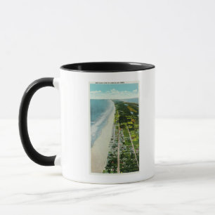 Mug Vue aérienne du front de mer