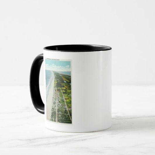 Mug Vue aérienne du front de mer (Devant gauche)