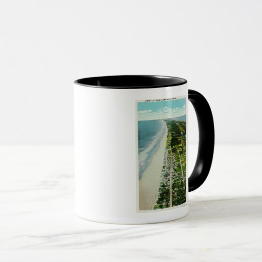 Mug Vue aérienne du front de mer (Devant droit)