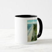 Mug Vue aérienne du front de mer (Devant droit)