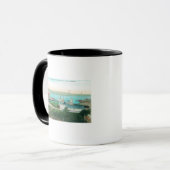 Mug Vue aérienne du front de mer de Vallejo et de Mare (Devant gauche)