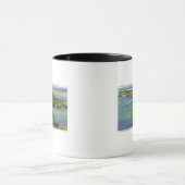Mug Vue aérienne du lac, du NY et du Séparation VT (Centre)