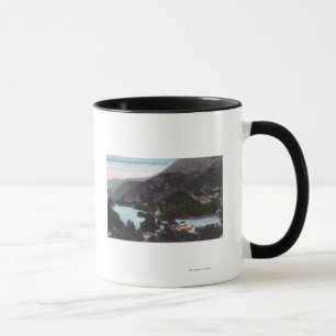 Mug Vue aérienne du LakesMidlake bleu, CA