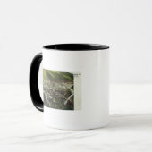Mug Vue aérienne du Nord-Ouest de TownWallace, ID (Devant gauche)