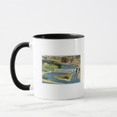Mug Vue aérienne du Plante d'alimentation du barrage d (Gauche)
