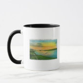 Mug Vue aérienne du pont Bay jusqu'à Hayward, CA (Gauche)