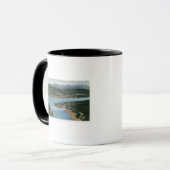 Mug Vue aérienne du pont des dieux (Devant gauche)