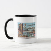 Mug Vue aérienne du pont Willimantic (Gauche)