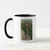 Mug Vue aérienne du sentier Winial, Château, Sommet (Gauche)