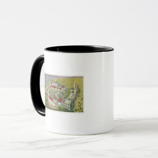 Mug Vue aérienne du village irlandais (Devant gauche)