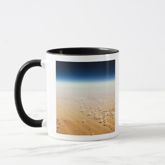 Mug Vue aérienne d'un désert (Gauche)