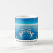 Mug Vue Ariale neige plafonnée montagne (Centre)