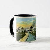 Mug Vue au-dessous du Soo, serrures de Soo, Michigan (Devant gauche)