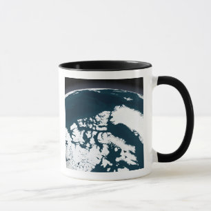 Mug Vue au-dessus du Groenland et de l'océan arctique