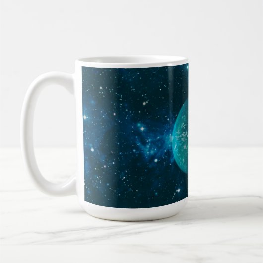 Mug Vue Blue Galactical Planet (Gauche)