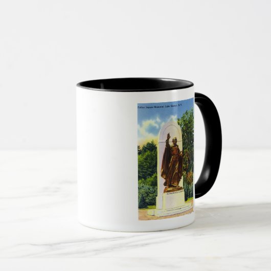 Mug Vue commémorative du père Jogues (Devant droit)