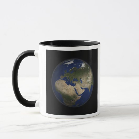 Mug Vue complète de l'Afrique, de l'Europe et du Moyen (Gauche)