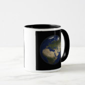 Mug Vue complète de l'Afrique, de l'Europe et du Moyen (Devant droit)