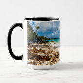 Mug Vue côtière turquoise Anse Canot Caraïbes Photo (Gauche)
