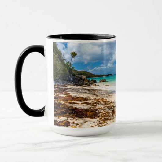 Mug Vue côtière turquoise Anse Canot Caraïbes Photo (Gauche)