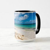 Mug Vue côtière turquoise Anse Canot Caraïbes Photo (Devant droit)