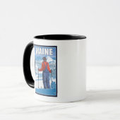 Mug Vue d'admission du MaineSkier (Devant gauche)