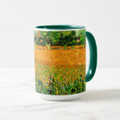 Mug Vue d'Arles avec Iris au premier plan, (Devant droit)