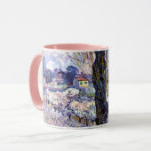 Mug Vue d'Arles, vergers à fleurs - Van Gogh Art (Devant gauche)