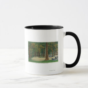Mug Vue d'au sol de pique-nique de champ de bataille