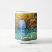 Mug Vue d'automne de la cascade d'Erawan Thaïlande (Centre)