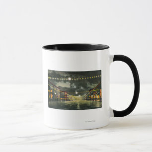 Mug Vue d'avenue de Hewitt la nuit