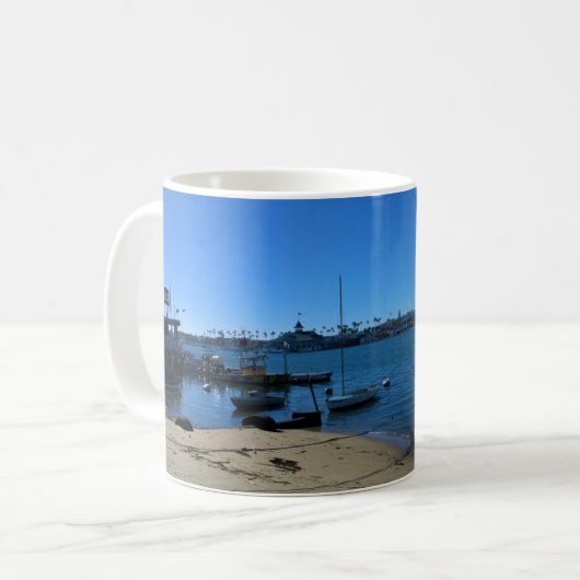 Mug Vue de Balboa Island, Newport Beach, Californie (Devant gauche)