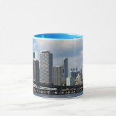 Mug Vue de bord de mer de Miami (Centre)