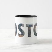 Mug Vue de Boston dans les lettres (Centre)