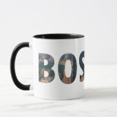 Mug Vue de Boston dans les lettres (Gauche)