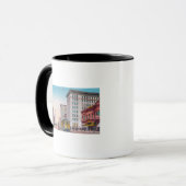 Mug Vue de Broadway avec Street CarOakland, CA (Devant gauche)