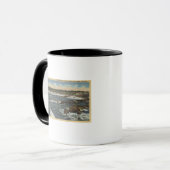 Mug Vue de Carmel Bay depuis Pittoresque Drive (Devant gauche)