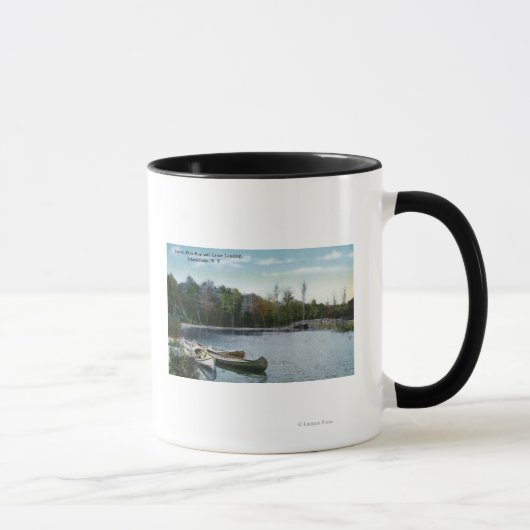 Mug Vue de Central Park Bateau & Canoe Landing (Droite)